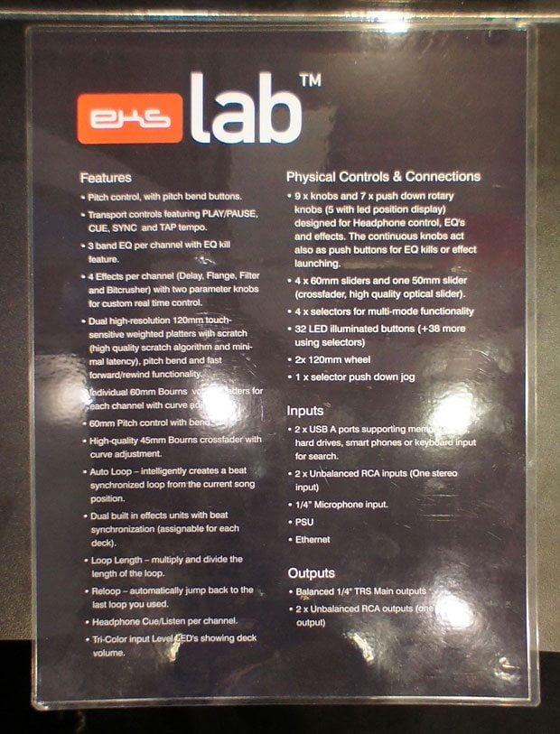 EKS Lab Controller Musikmesse 2012