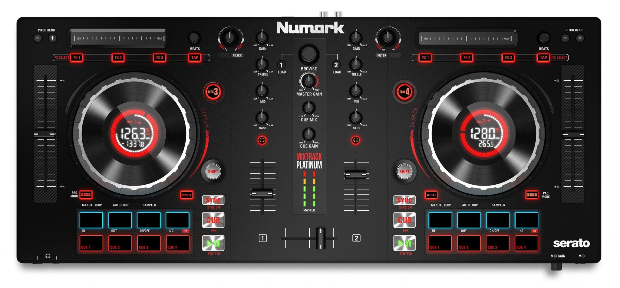 Numark Mixtrack Platinum Serato controller (4)