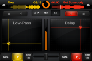 CrossDJ iPhone screen shots 1.0 - effects