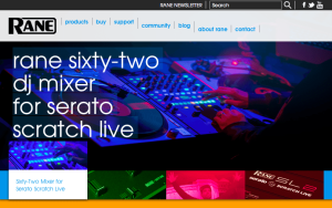 new rane dj website