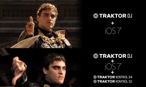 traktor DJ ios7 Kontrol s4 Kontrol s2