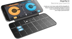 Alcatel Hero 2 with MagicFlip DJ smart cover Cross DJ