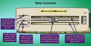 scrubboard tape cassette scratching