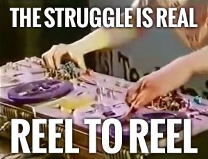 reel to reel DJ gear DJs