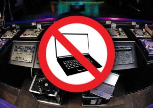 curse and the cure bans laptop djs