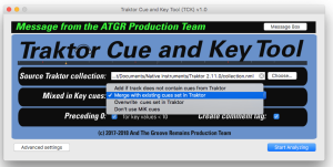 ATGR TCK Main Screen