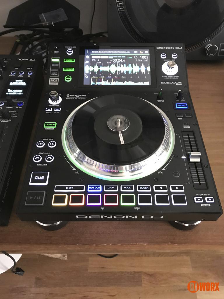 EXCLUSIVE FIRST LOOK: Motorised Denon DJ SC5000M Prime 9 Denon DJ SC5000M motorised media player (10)