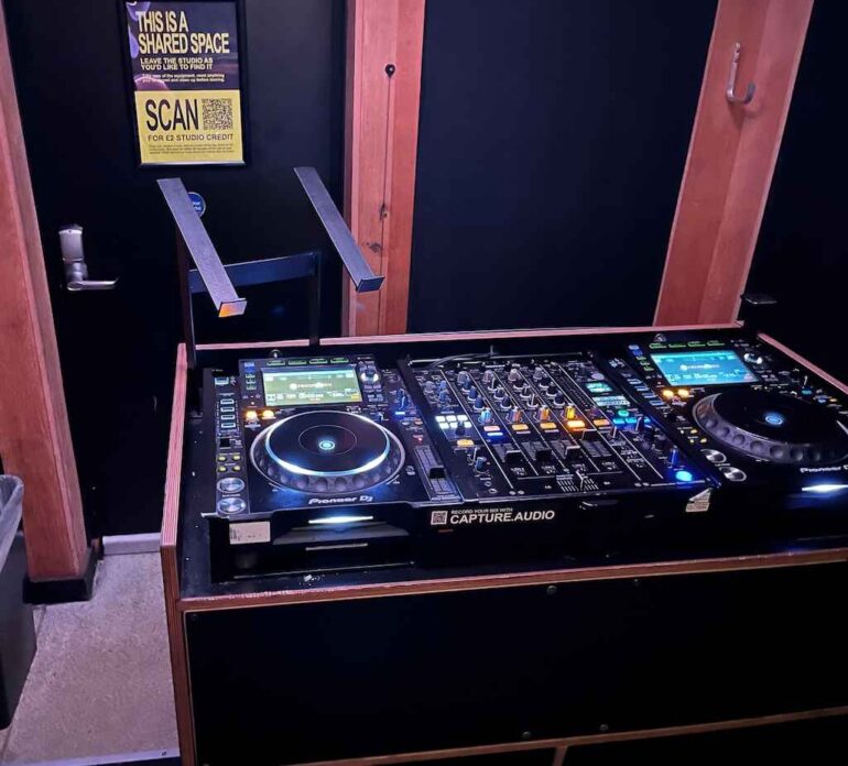 DJing at Pirate Studios 30 DJing at Pirate Studios